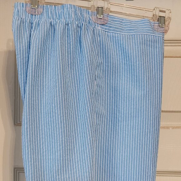 Alfred Dunner blue clamdigger capri pants - Picture 1 of 3